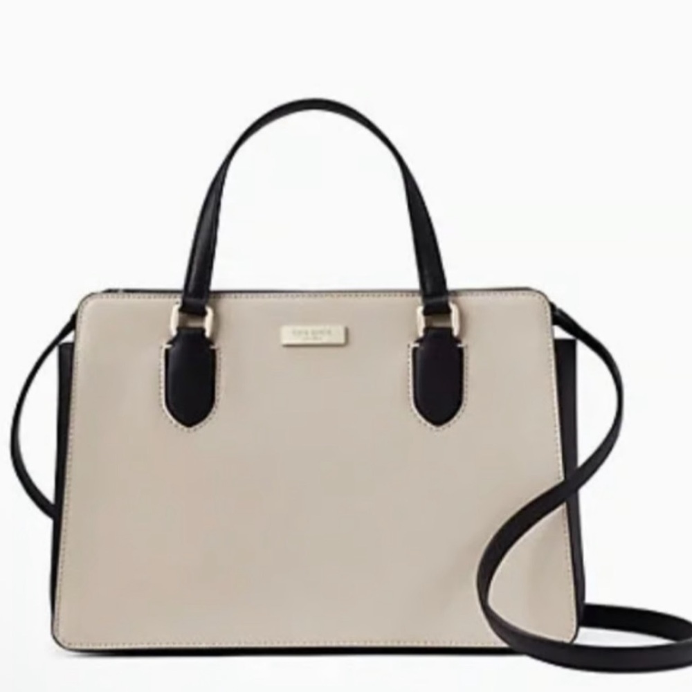 Kate Spade Black and Cream Satchel shoulder bag